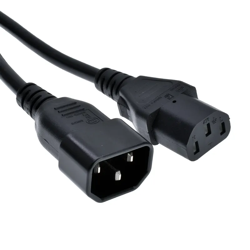c14 to c13 power cord Male to female PDU Power Extension Cable UPS power cord 10a250v 1.8m