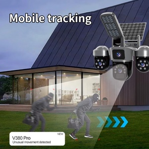 Security <strong>Camera</strong> Solar LED 360 Degree View CMOS <strong>Sensor</strong> Human <strong>Motion</strong> Tracking Outdoor Multi-lens Street Lamp <strong>Camera</strong> - Product Image 5