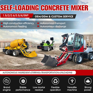 Camión Mezclador <span class=keywords><strong>de</strong></span> Cemento y Concreto Autocargable, Portátil, Móvil, <span class=keywords><strong>de</strong></span> 1.5 Metros Cúbicos, Nuevo Modelo con Certificación CE EPA - Product Image 4