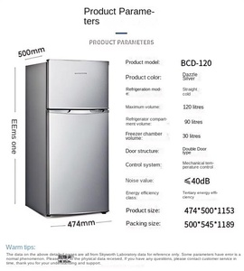Classic Household Small Freezer Double Door Refrigerator Top Equipment - Product Image 4
