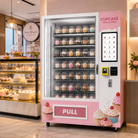 Distributeur automatique de hamburgers JOYVEND : Hamburger au bœuf, Cheeseburger, Bacon Cheeseburger, Burger végétalien, système de livraison par ascenseur