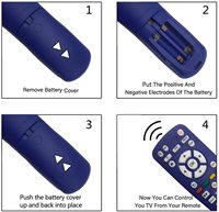 MYHGRC URC-7710 (Blau) TV STB 2-in-1 Universalfernbedienung für LG SAMSUNG SONY TOSHIBA SHARP JVC TCL PANASONIC Smart-TVs