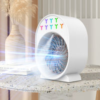 Mini ventilateur refroidisseur USB Portable avec veilleuse humidificateur domestique de climatiseur d'air et d'eau nouvelle Source d'alimentation cc électrique
