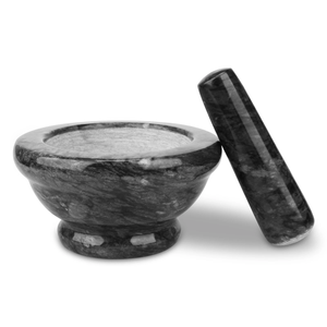 Juego <span class=keywords><strong>de</strong></span> <span class=keywords><strong>Mortero</strong></span> y Pilón <span class=keywords><strong>de</strong></span> Mármol Natural Ecológico al por Mayor con Caja, Blanco, para Especias y Hierbas, Lavar Solo con Agua - Product Image 2