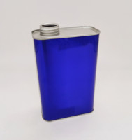 1L F Style Tin Can pour lubrifiants Metal Can Container Emballage pour produits chimiques, solvants, Chine Fournisseur en gros