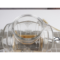 Distributeur de whisky verre 3000ml carafe baril de bière avec liège et robinet en gros
