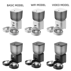 Nhà Máy Bán buôn thép không gỉ 2 trong 1 Tự động thức ăn vật nuôi trung chuyển cho Chó & Mèo hẹn giờ thông minh cho ăn LCD hiển thị sử dụng trong nhà - Product Image 6