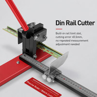 Cortador de Rieles Tipo C45 G, Herramienta de Corte de Rieles DIN de Acero y Aluminio, Cortador de Rieles DIN de Uso Simple y Doble