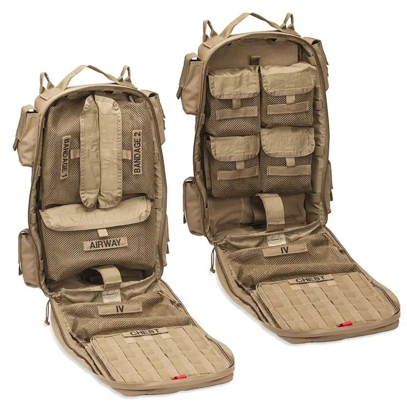Professional Tactical Medical First Aid Emergency Molle Bags Nursing Pouch Durable Waterproof Backpack