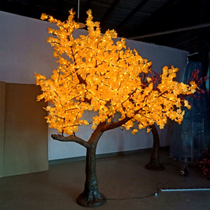 Lámpara LED Impermeable IP65 con Forma de Árbol de Arce y Tronco Simulado, 110-240V, para Iluminación de Patio, Villa, Jardín - Product Image 1