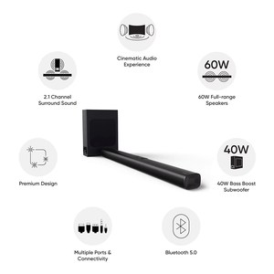 Sistema de Sonido Envolvente Inalámbrico para TV de 2.1 Canales y 300W, con 4 Altavoces de 6.5 Pulgadas, para el Hogar, con Subwoofers, de Fábrica OEM - Product Image 2