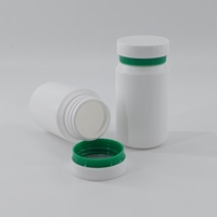 Botella de plástico médica de hongos de dos colores HDPE120ml compacta y portátil para llevar