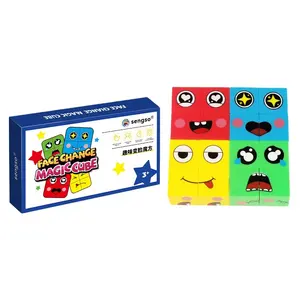 Sengso Hot Selling Toys Block Face Change Magic Cube for Educational Puzzle