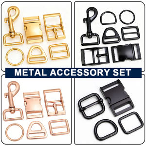 OEM accesorios para mascotas bolsa de Hardware 15mm/20mm/25mm/38mm Metal perro Collar lateral hebilla de liberación rápida para correa de perro y mochila - Product Image 3