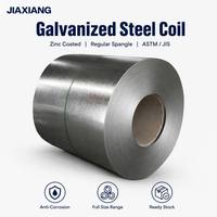 Koil Baja Galvanis Tebal 0.12-2.0mm Lapisan Seng Z40-Z275 Lebar 600-1250mm ASTM A653 GI Coil Grosir