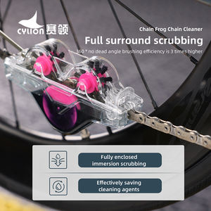 Nettoyeur de brosse de chaîne de grenouille de vélo sans laveuse à main VTT vélo de <span class=keywords><strong>route</strong></span> outils universels de <span class=keywords><strong>nettoyage</strong></span> et d'entretien - Product Image 4