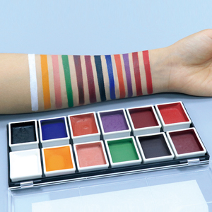 Palette de peinture pour le visage et le corps SFX imperméable activée à l'alcool, marque privée GP, pour les blessures, les égratignures, les brûlures, Halloween, cosplay - Product Image 5