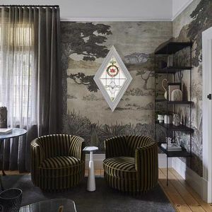 Papier peint rétro jungle HD personnalisé, décoration murale intérieure pour chambre à coucher, salon, hôtel et maison d'hôtes - Product Image 3