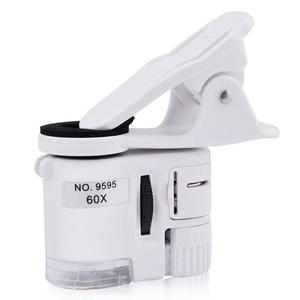 Clip universel 60X Microscope LED <span class=keywords><strong>pour</strong></span> téléphone portable <span class=keywords><strong>pour</strong></span> <span class=keywords><strong>smartphone</strong></span> - Product Image 1
