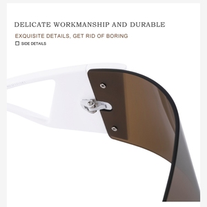 Gafas de <span class=keywords><strong>Sol</strong></span> Extra Grandes Firstsense, Protección Contra el Viento, Marco de PC, Visera Protectora, UV400, Gafas de <span class=keywords><strong>Sol</strong></span> de una Pieza para Deportes, Ciclismo, Protección Solar Envolvente - Product Image 2