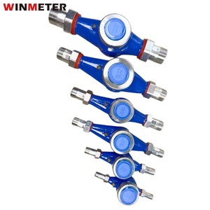 <span class=keywords><strong>Contador</strong></span> de <span class=keywords><strong>agua</strong></span> multichorro de seco con dial, certificación CE DN15-DN50, alta precisión R160, cuerpo de hierro fundido, IP68, ajuste externo roscado - Product Image 1