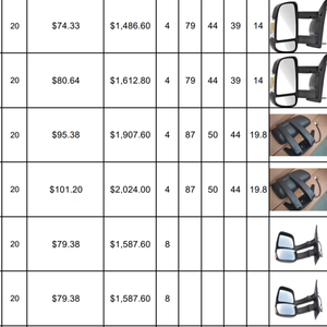 <span class=keywords><strong>Specchietto</strong></span> retrovisore elettrico calore medio braccio con sensore di temperatura Emark per Fiat <span class=keywords><strong>Ducato</strong></span> Peugeot Citroen - Product Image 1