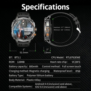 Smartwatch V95 2026 per Uomo, Schermo Amoled da 1,75 Pollici, Chiamate Bluetooth, Torcia, Impermeabile IP68, Monitoraggio Salute, Fitness Tracker - Product Image 3