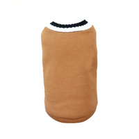 SinSky Offre Spéciale adorable petit chien à capuche vêtements tricoté gilet décontracté col en v collège Style gilet mignon chien vêtements