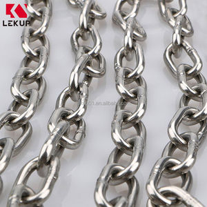 Chaîne marine de qualité supérieure, haute résistance, antirouille, en métal, chaîne à maillons en acier inoxydable robuste, accepte la personnalisation - Product Image 5