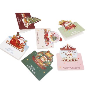 Tarjetas de Felicitación Plegables 3D en Oferta para Halloween, Navidad y Nochevieja - Papel Recubierto con Estampado en Caliente - Product Image 1