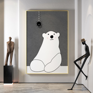 BIGIMAGE moderne chambre de bébé pour <span class=keywords><strong>Kaws</strong></span> affiche 50x70/100x150 <span class=keywords><strong>peinture</strong></span> murale toile mode cristal porcelaine suspendus impressions - Product Image 6