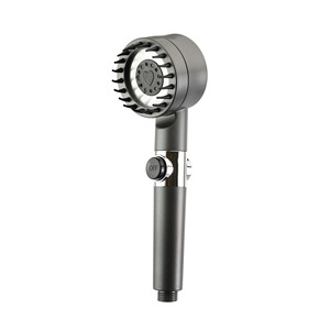 <b>Shower</b> Head Round Pressurized Massage Spray Nozzles Durable Portable Bathroom <b>Shower</b> <b>Accessory</b> - Product Image 4