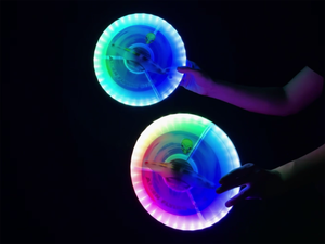 DWI Waterproof light up Flying Disc Ultimate frisbeed Outdoor <span class=keywords><strong>sport</strong></span> con 12 modalità luci a led - Product Image 2