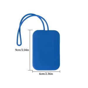 Reisekoffer Tasche Etiketten Identifier Name Adresse Datenschutz abdeckung Silikon Gepäck anhänger mit ID-Karten halter Design - Product Image 2