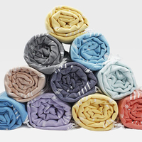 Serviette de plage turque 100 % coton, séchage rapide, grande taille, anti-sable, douce, légère, pour piscine et bain, vente en gros