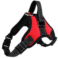 Harnais réglable anti-traction pour grand chien avec nylon réversible et écharpe