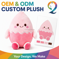 Vente en gros usine : Peluches personnalisées en coton biologique, jouets en peluche brodés, faible MOQ, cadeaux en peluche