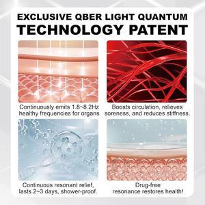 Patch de soulagement de la douleur à fréquence quantique lumineuse avec adhésif médical 3M certifié SGS, 5 patchs/boîte en provenance de Taïwan - Product Image 4