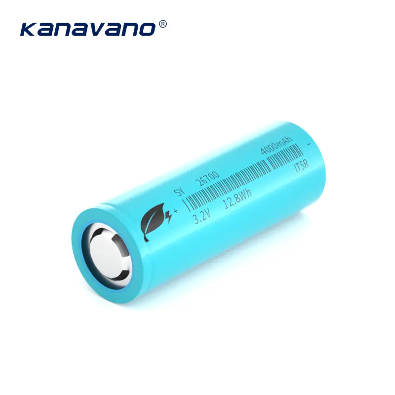 Kanavano4000回サイクル26700バッテリー3.2v4000mah充電式lifepo4セル