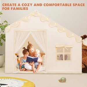 Tienda de Campaña Infantil para Interiores, Espacio Amplio, Casa de Juegos para Niños Pequeños, Castillo de Princesa, Casa de Juegos, Tiendas de Juguete para Niñas y Niños - Product Image 6