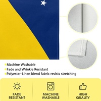 Chemin de table personnalisé avec imprimé drapeau des Tokelau, accessoire de table pour événements de banquet, aménagement de hall d'hôtel et cadeau souvenir