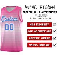 Custom Basketball Jersey Shorts Set Unisex Adult V-Neck Moisture Wicking Sublimated Print Name Number Gradient Design