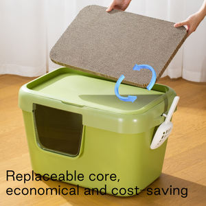 ANYA <span class=keywords><strong>Bac</strong></span> <span class=keywords><strong>à</strong></span> <span class=keywords><strong>sable</strong></span> pour toilette pour chat en <span class=keywords><strong>plastique</strong></span> <span class=keywords><strong>avec</strong></span> grand espace et logo personnalisé <span class=keywords><strong>Bac</strong></span> <span class=keywords><strong>à</strong></span> litière pour chat <span class=keywords><strong>Bac</strong></span> <span class=keywords><strong>à</strong></span> litière pour chat <span class=keywords><strong>avec</strong></span> <span class=keywords><strong>couvercle</strong></span> - Product Image 5