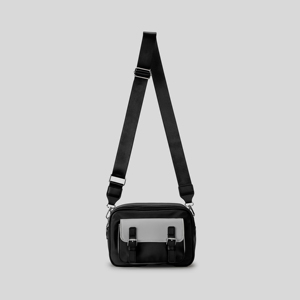 Bolso Bandolera Unisex de Moda Retro-Chic Bicolor Estilo Mensajero Nacional con Cierre de Cremallera Impermeable para Uso Casual - Product Image 4