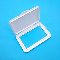 Bouchon universel carré pour lingettes, bouteilles humides, anti-poussière, à clipser, en plastique PP, avec couvercle rabattable