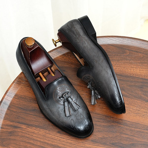 Zapatos de hombre de alta calidad, estilo retro, de caña baja, con cordones, patchwork, transpirables, antideslizantes y ligeros. - Product Image 2