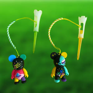 Accessoire pendentif Violent Bear pour tee de golf, best-seller transfrontalier, avec cordon anti-perte, 83 mm - Product Image 4