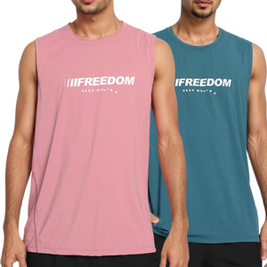 New Design Soft Bamboo Athletic Wear Mens Fitness Sport Wear Workout Quick Dry Mens Vests Shirt Activewear - Product Image 1