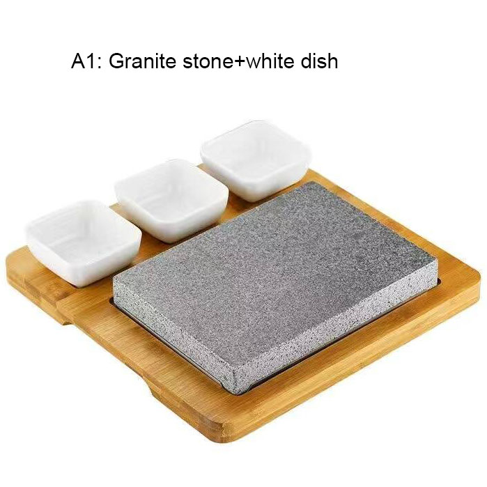 Piatto bianco in granito A1