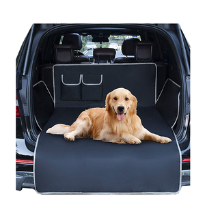 La camioneta de carga del trazador de líneas para perros tronco de carga cubierta estera con parachoques solapa Protector impermeable perro cubiertas de asiento de coche - Product Image 1